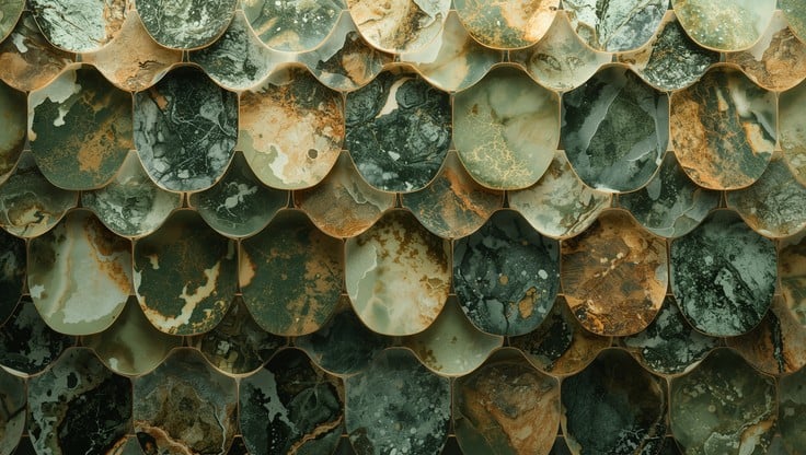 Free Tessellated Shell Mosaic Photo - Turtle, Hexagonal, Tessellation ...