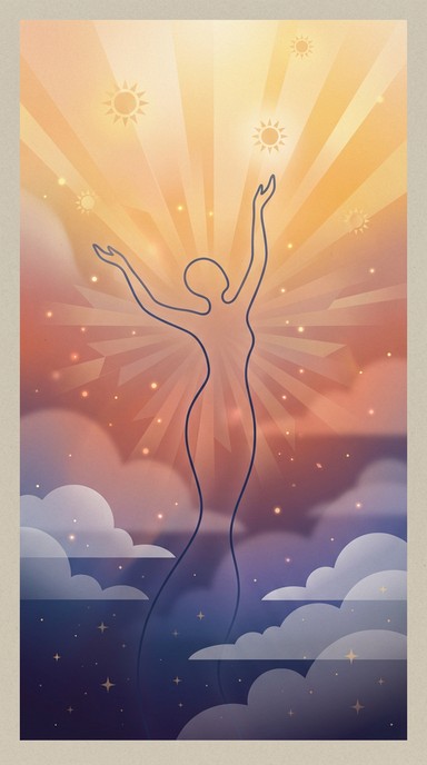 Free Awakening Into Light Image - Awakening, Silhouette, Gradient ...