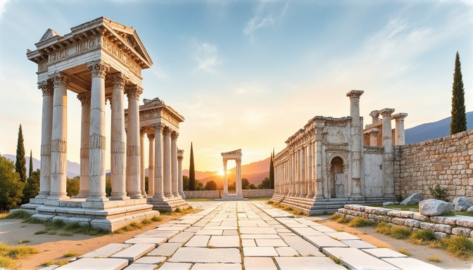 Roman Pathways Free Ancient Roman Ruins Image - History, Architecture, Ruins ...