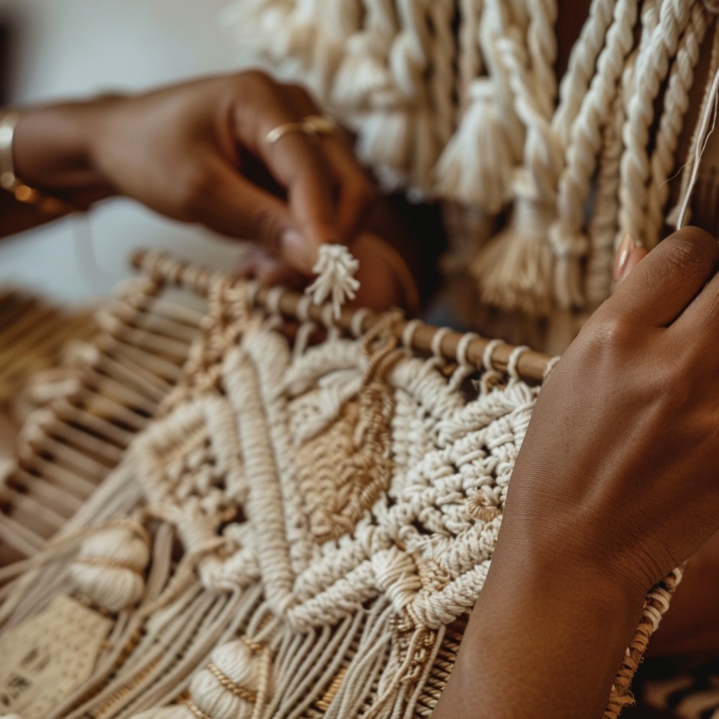 Free Intricate Macrame Work Image - Macrame, Crafting, Hands | Download ...