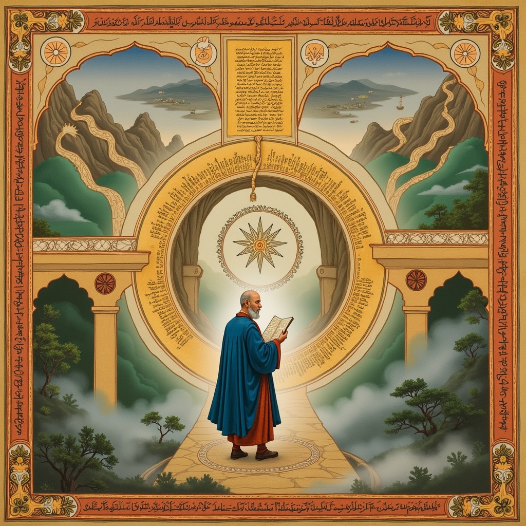 Free Illuminated Wisdom Path Image - Persian, Miniature, Scholar ...