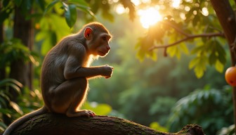Contemplative Monkey Free Curious jungle primate Image - Monkey, Primate, Jungle | Download ...