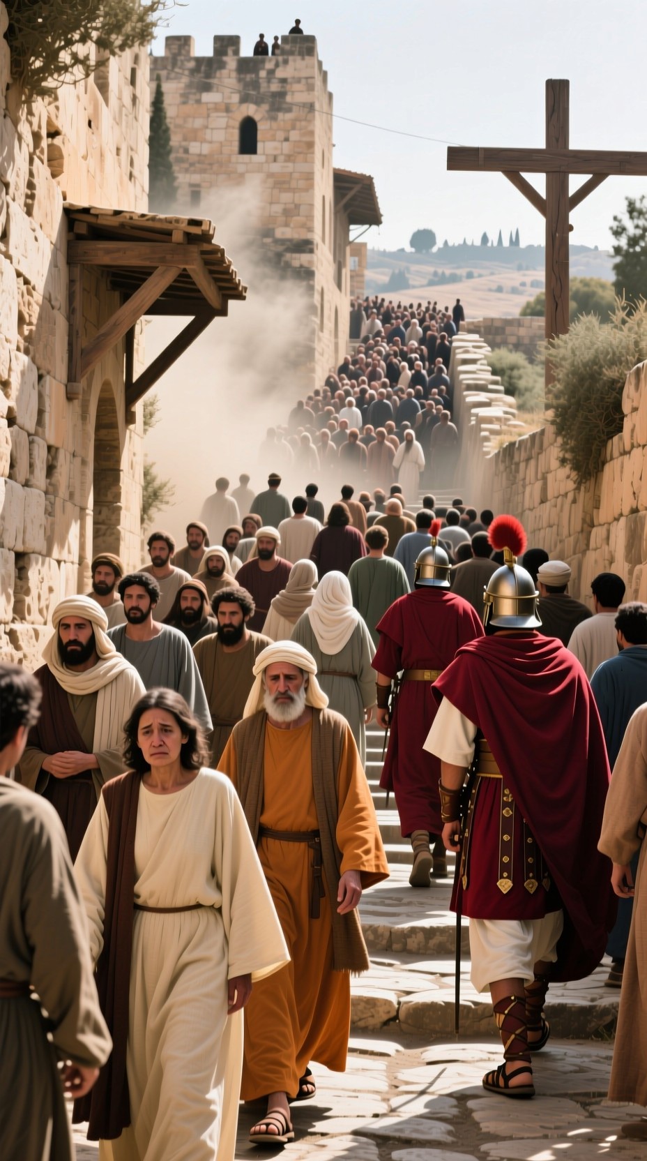 Free Ancient Jerusalem Procession Image - Jerusalem, Biblical, Ancient ...