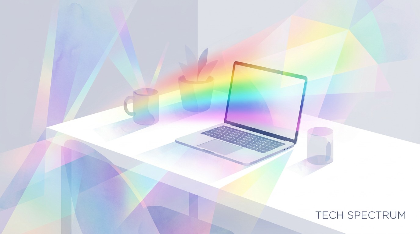 Future Computer Rainbow Free Rainbow Tech Dreams Image - Laptop, Rainbow, Technology | Download ...