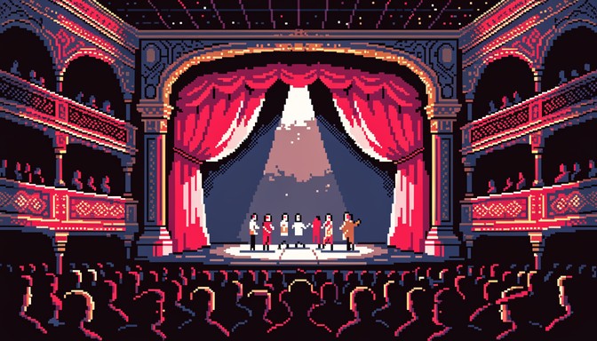 Free Pixel Stage Drama Image - Pixel, Theatre, Stage | Download at ...