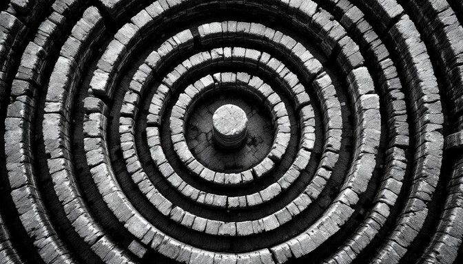 Free Circular stone labyrinth Image - Labyrinth, Stone, Circular ...