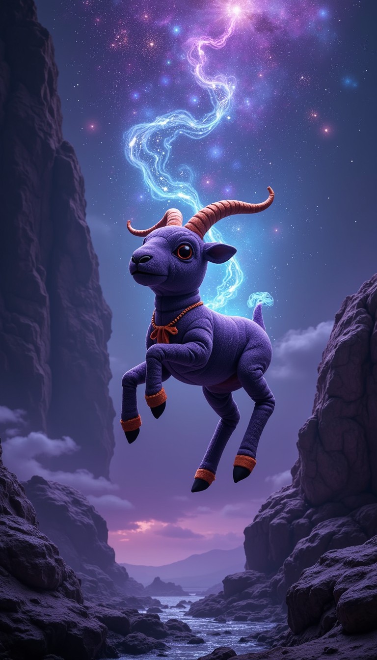Free Cosmic Goat Ascends Image - Goat, Purple, Cosmic | Download at ...