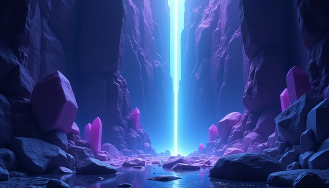 Purple Rocks Chasm Free Luminous Violet Chasm Image | Download at StockCake