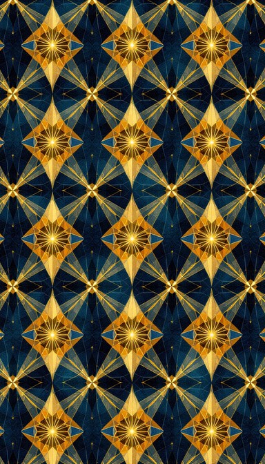 Free Blue Gold Tessellation Image - Geometric, Pattern, Tessellation ...