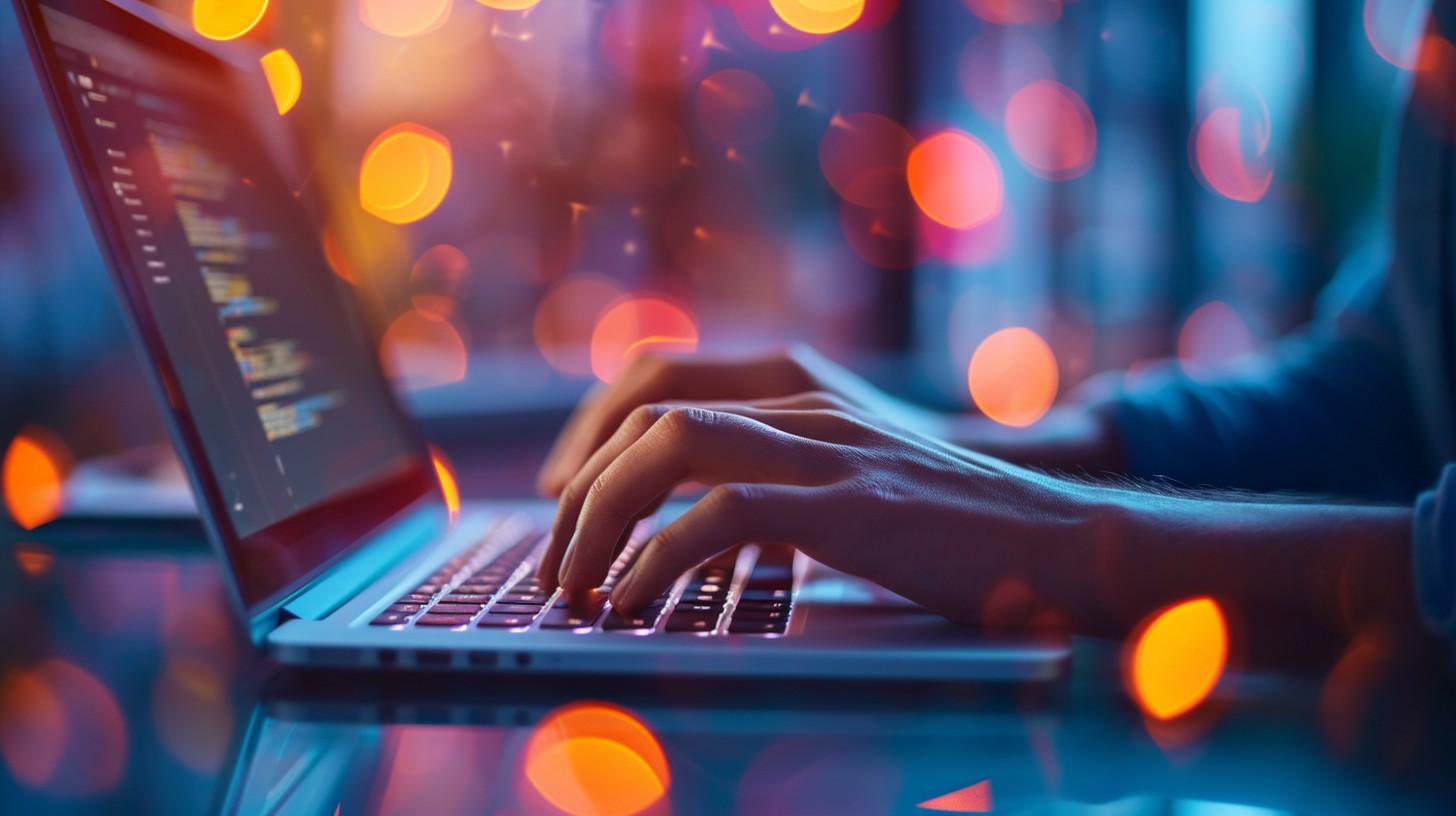 Free Coding Workstation Glow Image - Coding, Programmer, Laptop ...