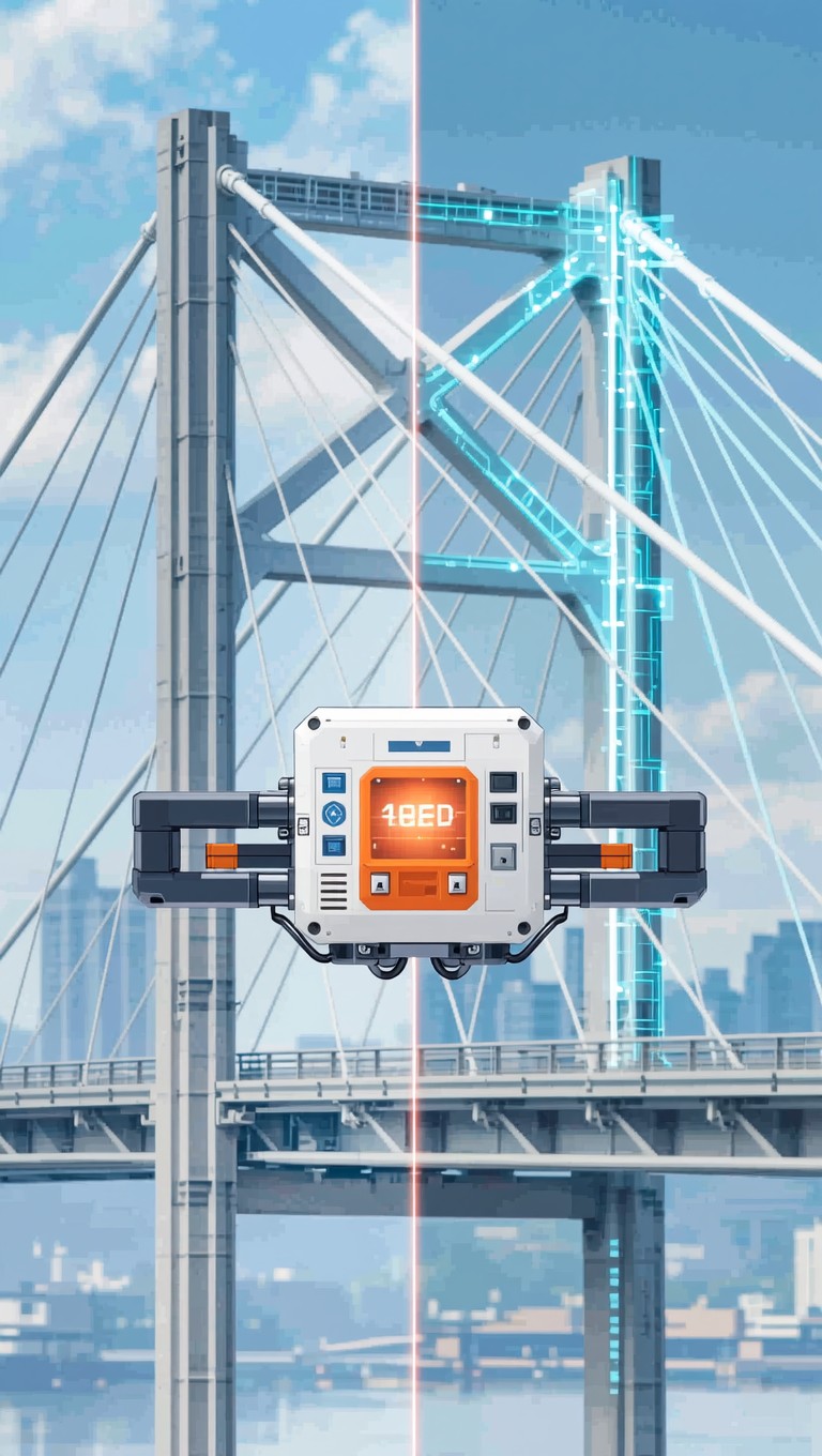 Free Digital Bridge Inspector Image - Pixel, Art, Robot | Download at ...