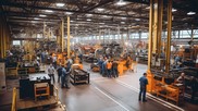 Factroy Helper Free Factory Floor Activity Photo - Factory, Workers, Manufacturing ...