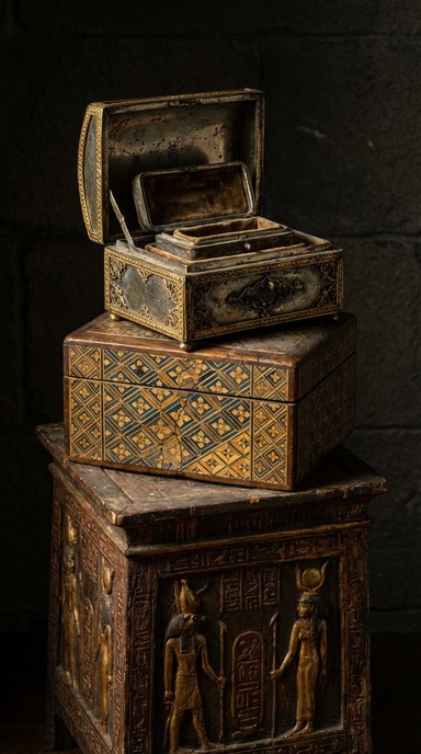 Free Ancient Treasures Stacked Image - Boxes, Antique, Ornate ...