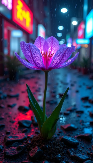 Free Rainy Flower Bloom Image - Rain, Flower, Purple | Download at ...