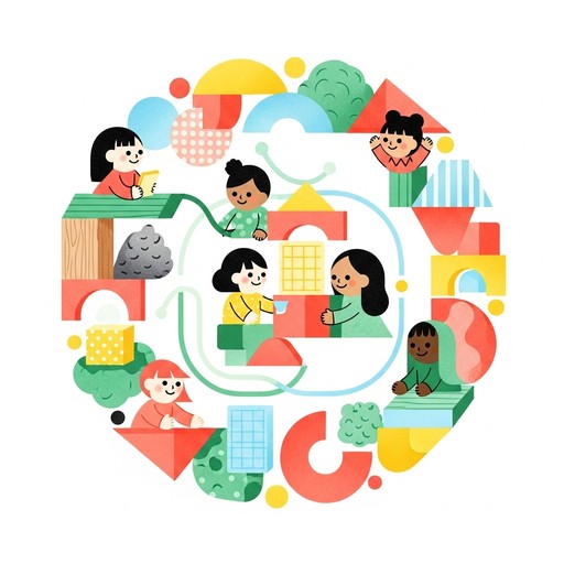 Free Playful Learning Blocks Image - Illustration, Geometric, Blocks ...