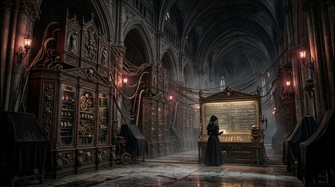 Free Gothic Machine Cathedral Image - Steampunk, Victorian, Gothic ...