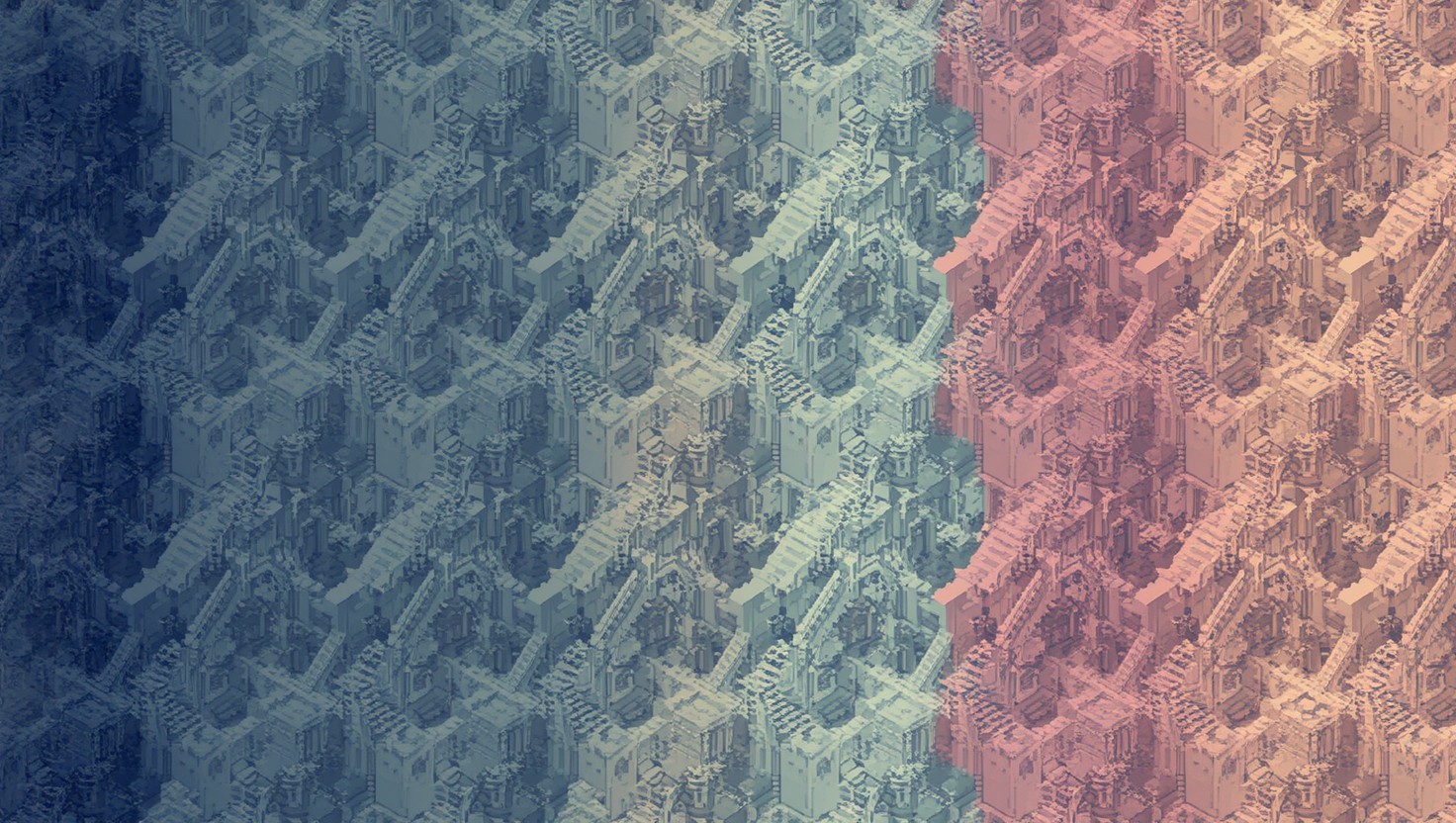 Free Paradoxical Pixel Architecture Image - Pixel, Isometric, Fortress ...