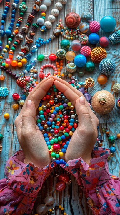 Free Colorful bead showcase Photo - Beads, Colorful, Hands | Download ...