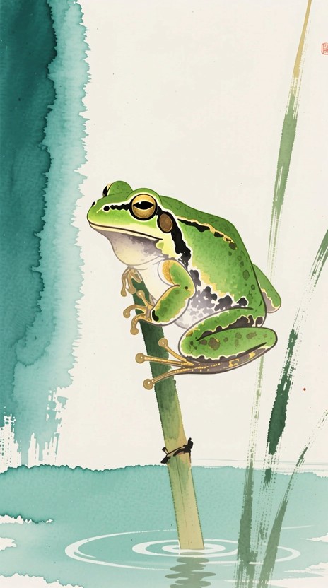 Free Vigilant Reed Frog Image | Download at StockCake