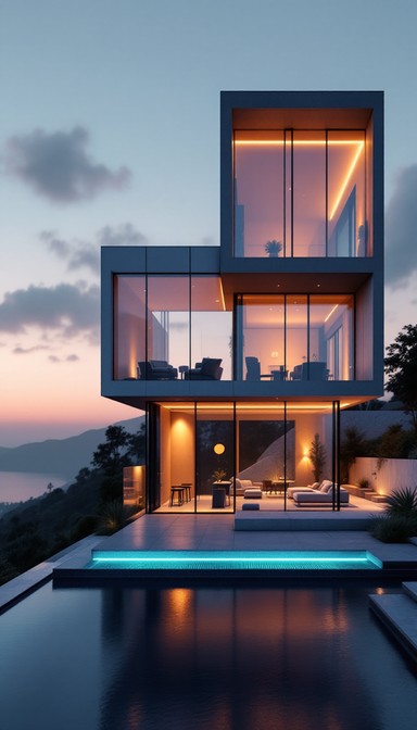 Free Luxurious Mountain Residence Image - Luxury, Mountains, Residence ...
