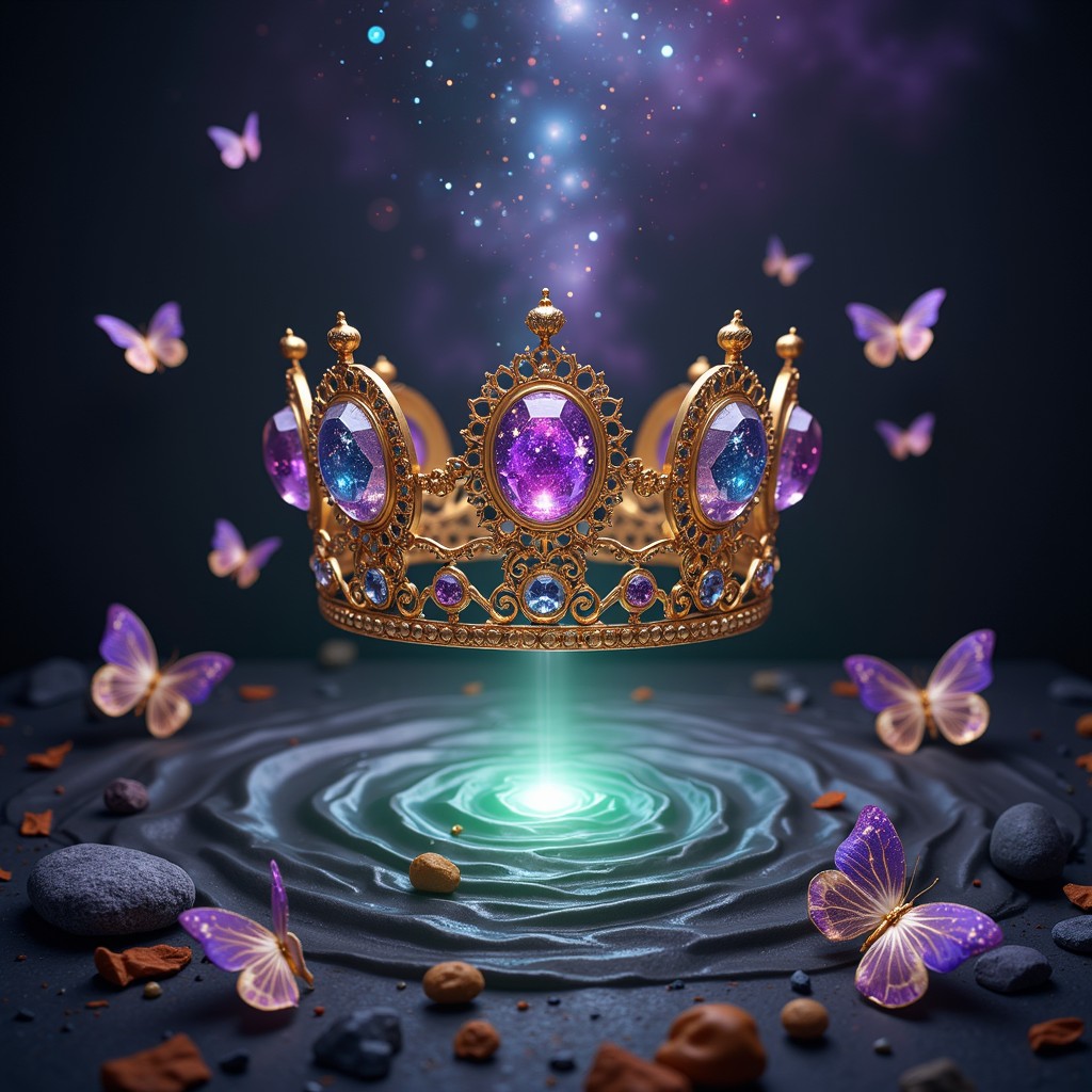 Magic Krone Free Cosmic Crown Magic Image - Crown, Magical, Floating | Download at ...