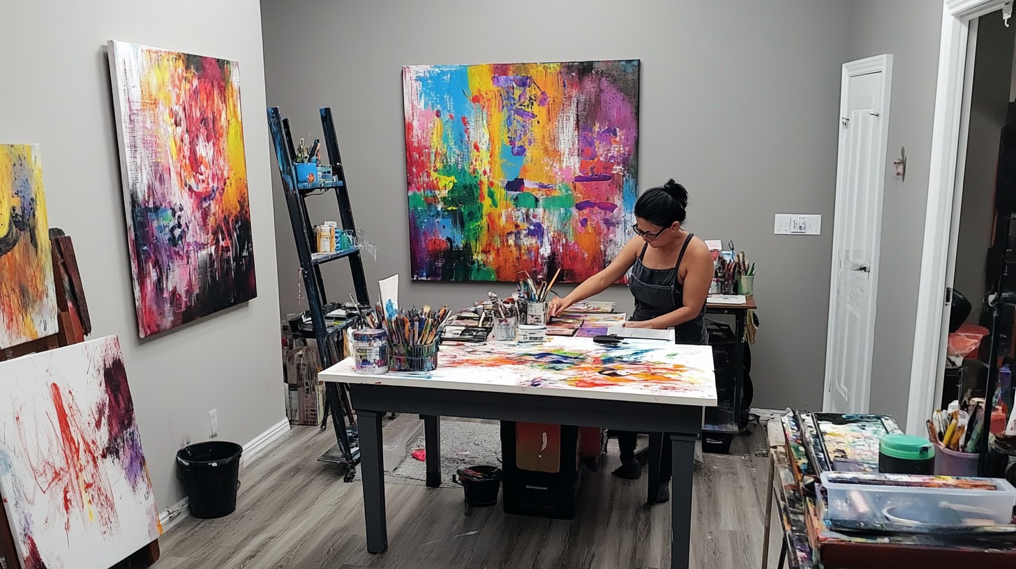 Free Artist creating art Image - Artist, Studio, Painting | Download at ...