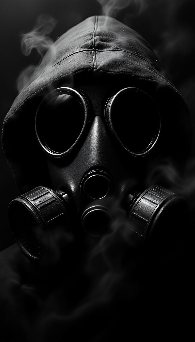 Mask Fin Shadow Free Masked In Shadow Image - Gasmask, Minimal, Dark | Download at ...