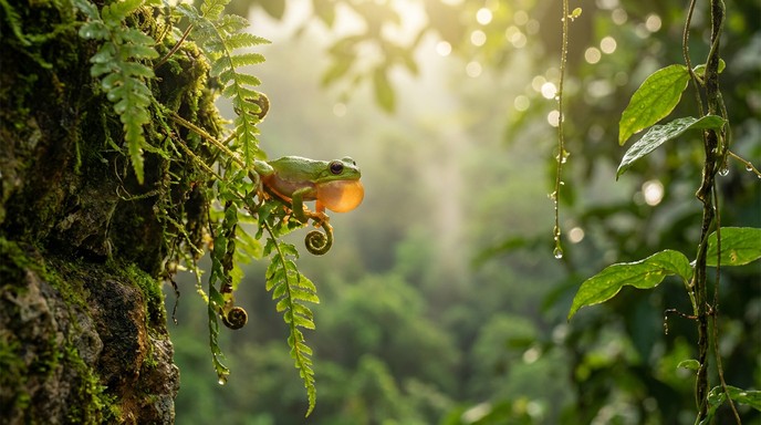 Free Rainforest Frog Calling Image - Frog, Rainforest, Amphibian ...