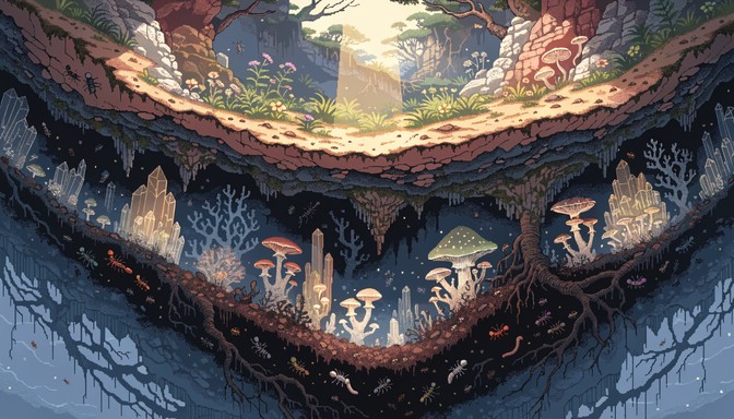 Free Layered World Ecosystems Image - Pixel, Art, Illustration ...