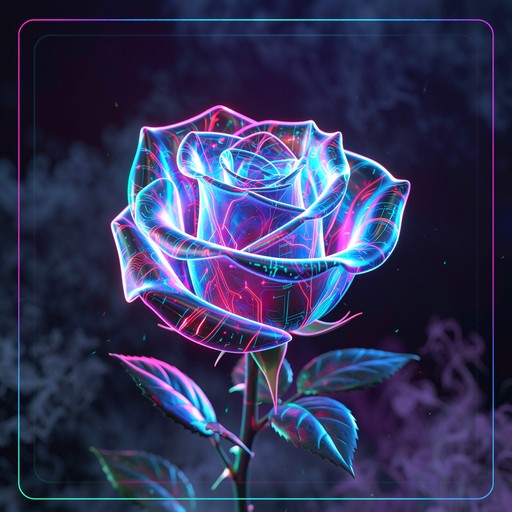 Free Digital Rose Orb Image - Rose, Cyberpunk, Orb | Download at StockCake