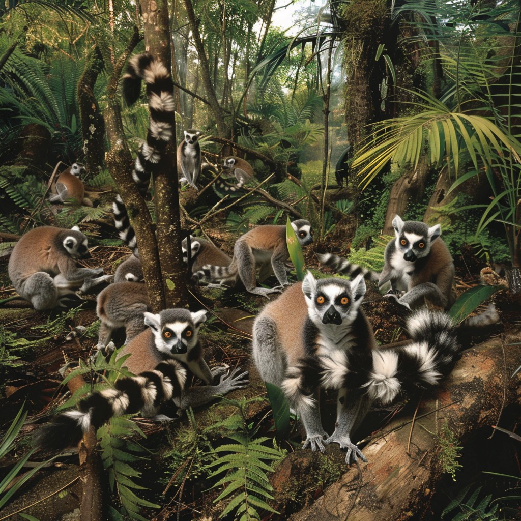 Free Lemurs in Habitat Image - Lemurs, Forest, Greenery | Download at ...