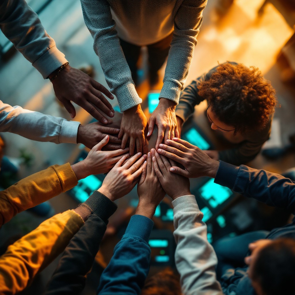 Free Unity Through Teamwork Image - Teamwork, Unity, Collaboration ...