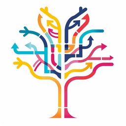 Free Colorful Branching Paths Image - Abstract, Colorful, Illustration ...