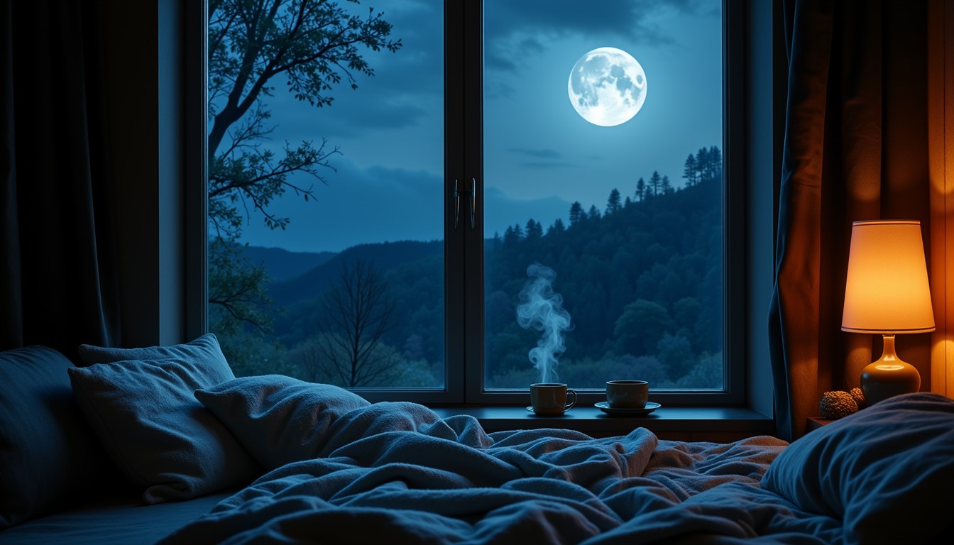 Free Moonlit Window Sanctuary Image - Moonlight, Cozy, Window ...