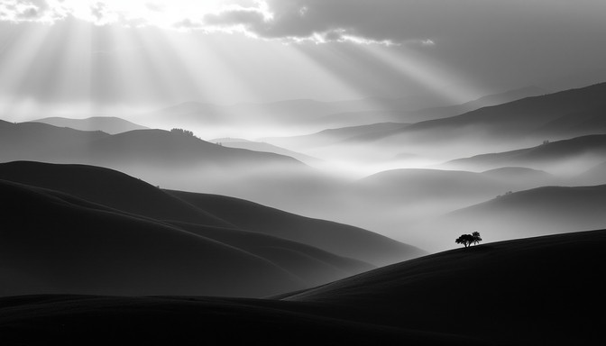 Free Sunlit Shadow Dance Image - Minimal, Monochrome, Sunrise ...