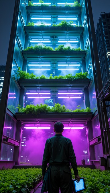 Free Futuristic Vertical Farm Image - Vertical, Farm, Hydroponic ...