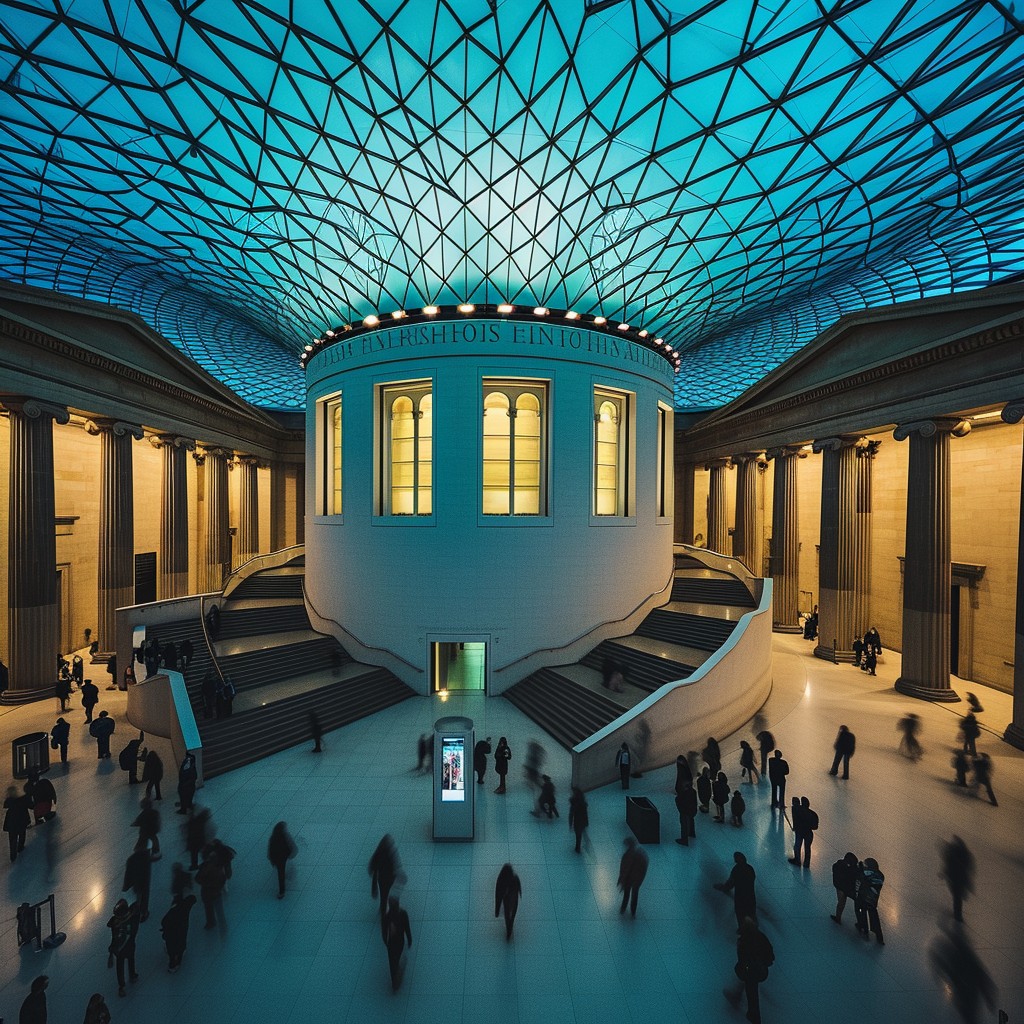 Free Illuminated Atrium Space Image - Architecture, Atrium, Glass ...