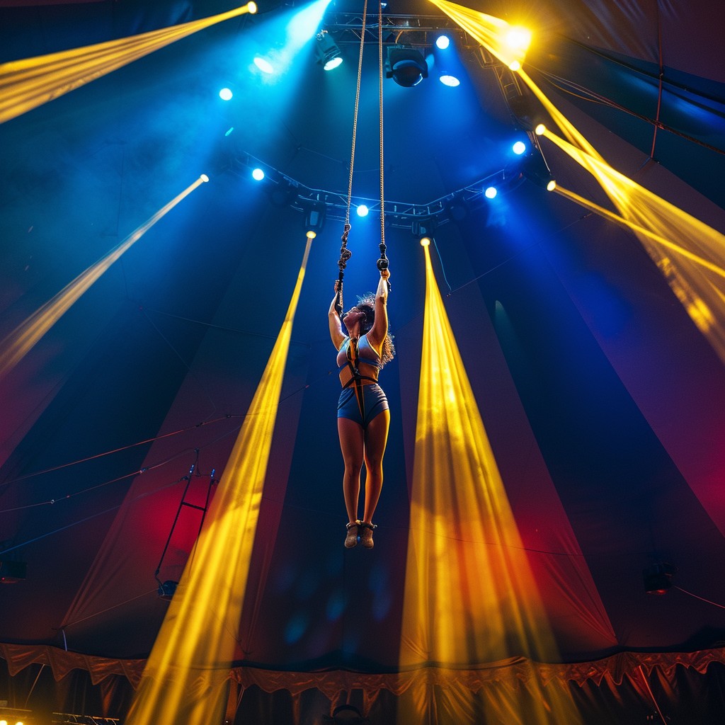 Free Aerial Acrobatic Performance Image - Trapeze, Artist, Circus ...