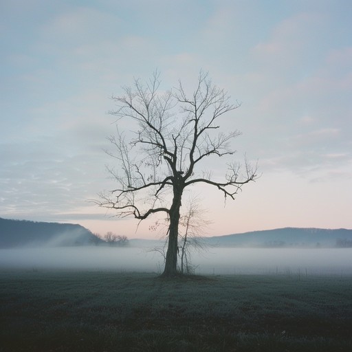 Free Misty Solitary Tree Image - Tree, Mist, Dawn | Download at StockCake