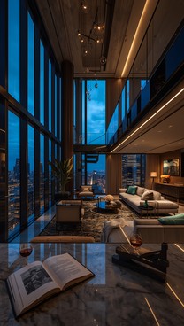 Free Twilight Penthouse View Image - Penthouse, Luxury, Skyline ...