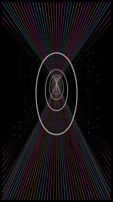 Download Neon Line Tunnel Image - Neon, Abstract, Tunnel | StockCake
