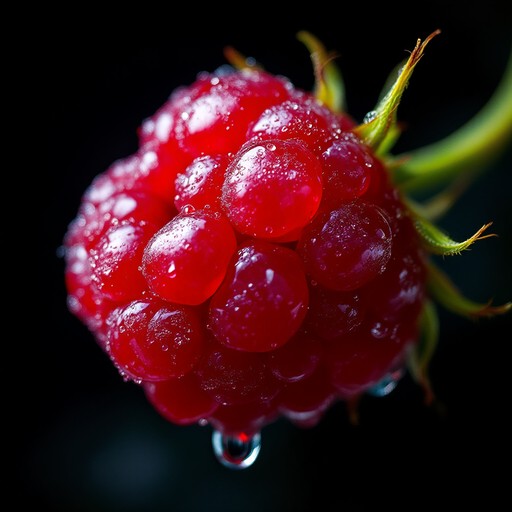Free Dewy Morning Raspberry Image - Raspberry, Dewdrop, Macro ...