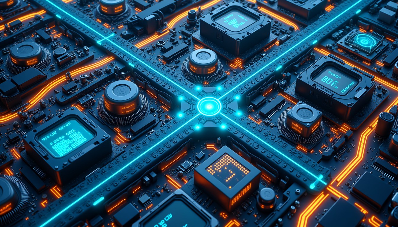 Free Digital Circuit Metropolis Image - Circuit, Technology, Isometric ...