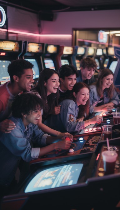 Free Arcade fun night Image - Arcade, Friends, Games | Download at ...