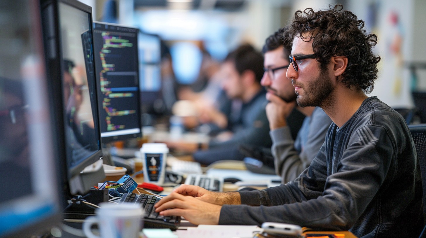 Pc Team Free Focused Tech Team Image - Office, Technology, Computer | Download ...