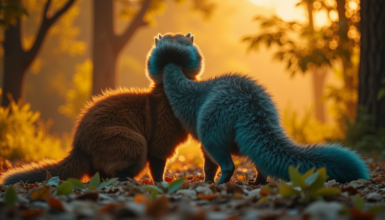 Free Woodland tails touch Image - Wildlife, Nature, Forest | Download ...