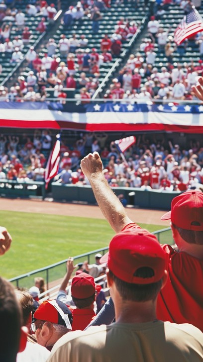 Free Patriotic Sports Fans Image - Baseball, Stadium, Fans | Download ...