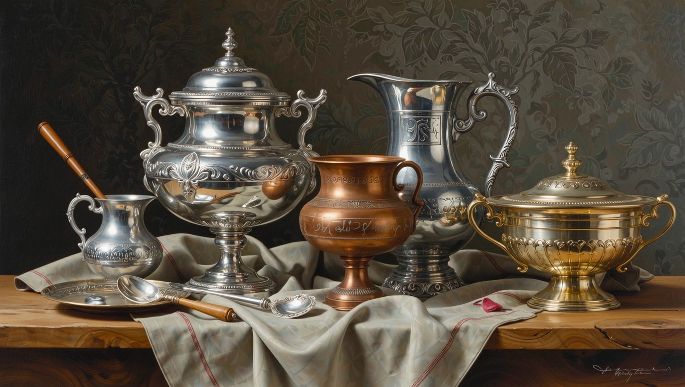 Free Ornate Silver Vessels Image - Silver, Copper, Gold | Download at ...