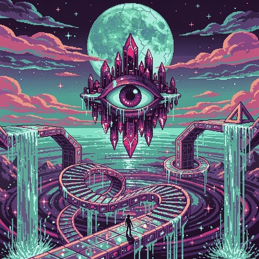 Free Surreal Pixel Dreamscape Image - Surreal, Dreamscape, Pixel ...