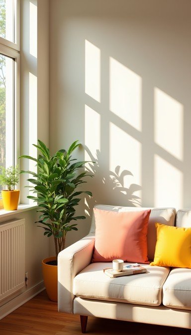 Free Sunlit Cozy Corner Image - Minimal, Modern, Contemporary ...